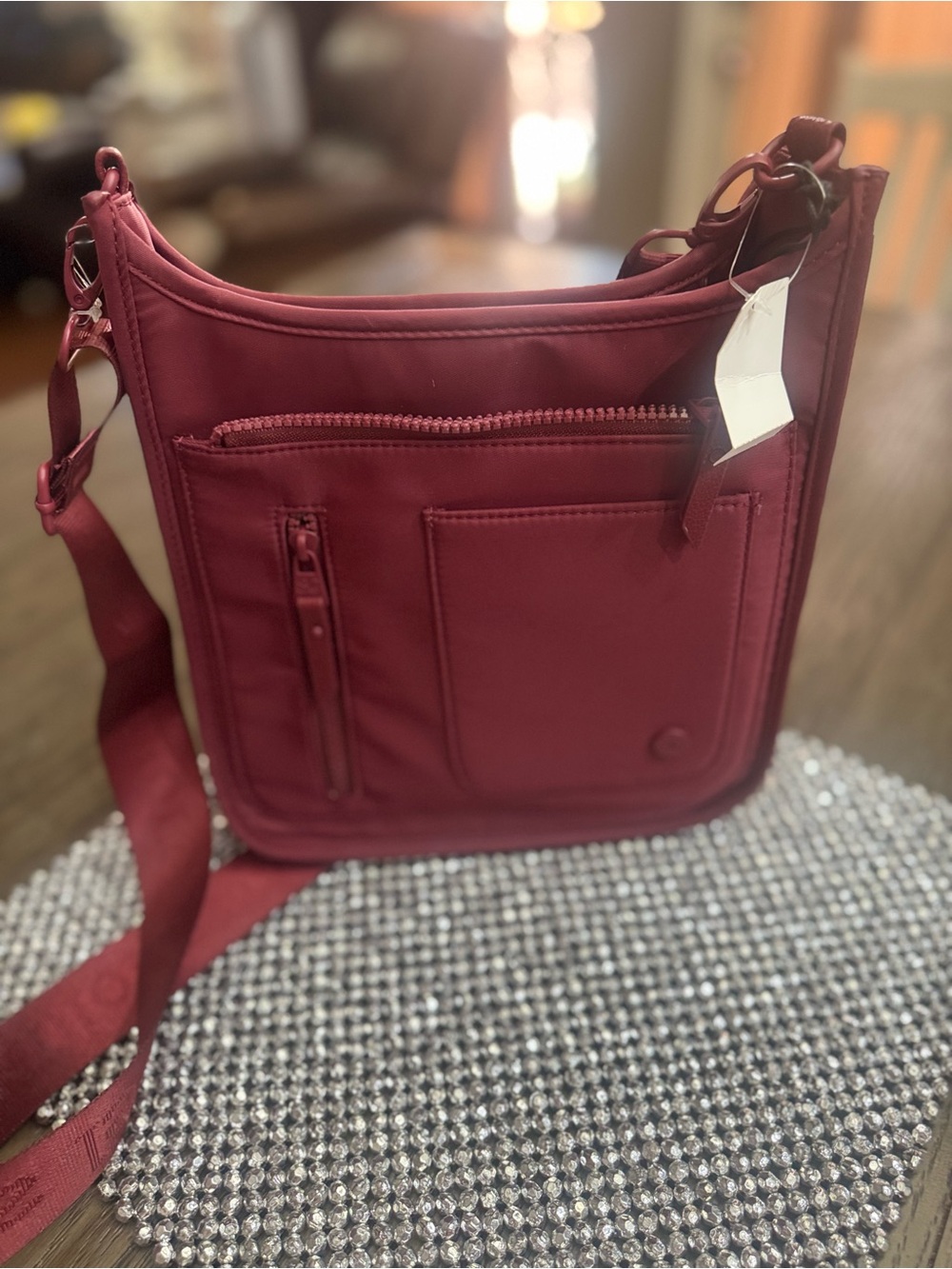 NWT SAMANTHA  BROWN BURGANDY Crossbody
- Sleek Everyday Carry